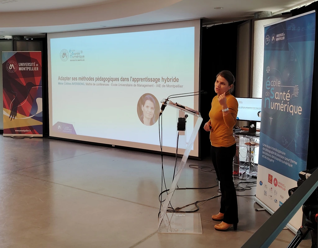 Session « Enjeux pédagogiques pour la santé numérique » – Céline Averseng