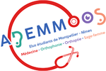 Ademmos Elus Etudiants de Montpellier Nîmes Médecine Orthophonie Orthoptie Sage Femme logo