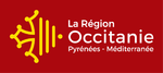 region occitanie pyrénées méditerrannée logo