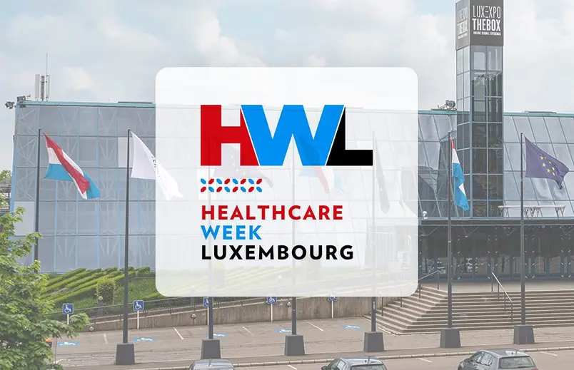 Affiche HealthCare Week Luxembourg 2026