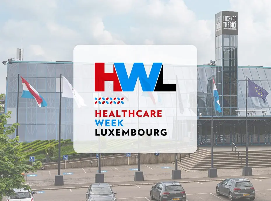 Affiche HealthCare Week Luxembourg 2026