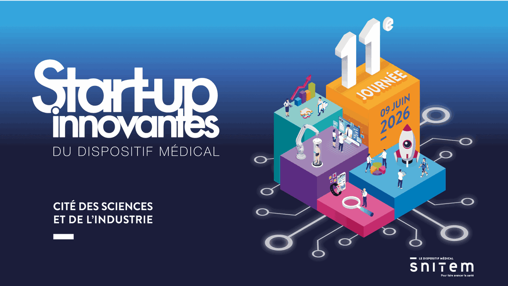Affiche de l'évènement "Journée des start-up innovantes du dispositif médical