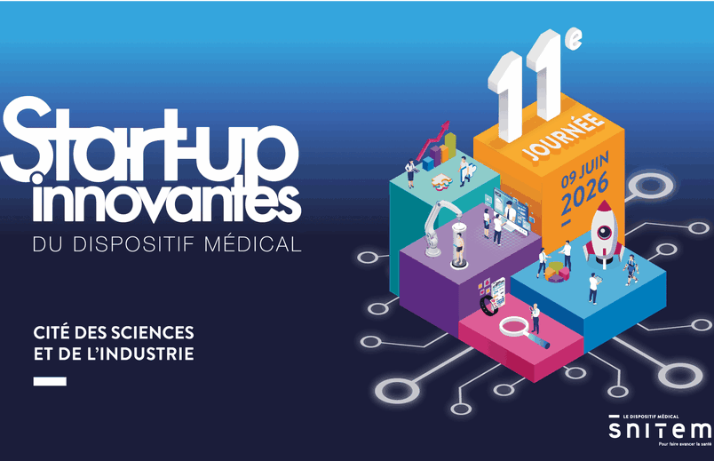Affiche de l'évènement "Journée des start-up innovantes du dispositif médical